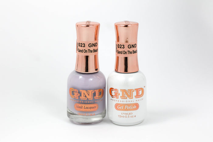 Gel & Lacquer Polish Set - 023 Sand On The Beach