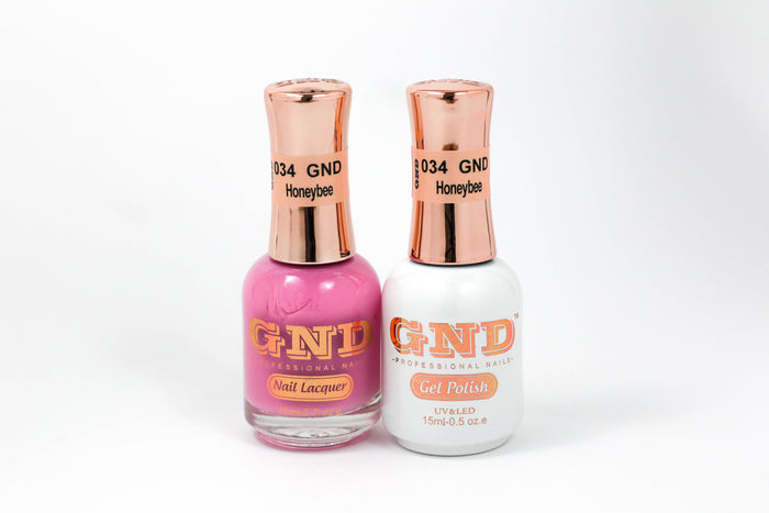 Gel & Lacquer Polish Set - 034 Honeybee