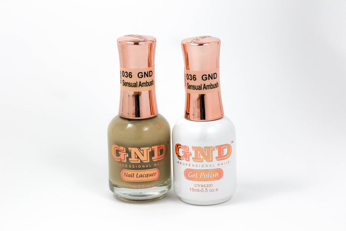 Gel & Lacquer Polish Set - 036 Sensual Ambush