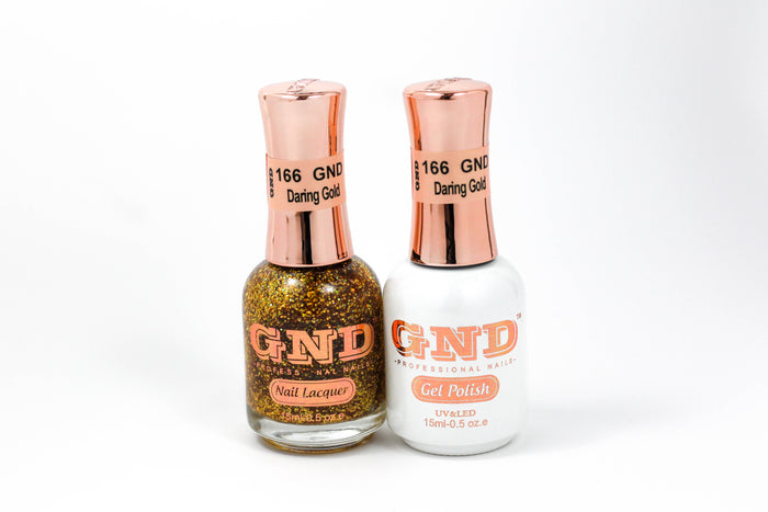 Gel & Lacquer Polish Set - 166 Daring Gold