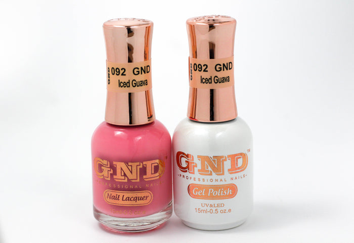 Gel & Lacquer Polish Set - 092 Iced Guava