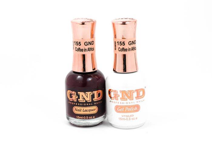 Gel & Lacquer Polish Set - 155 Coffee In Africa